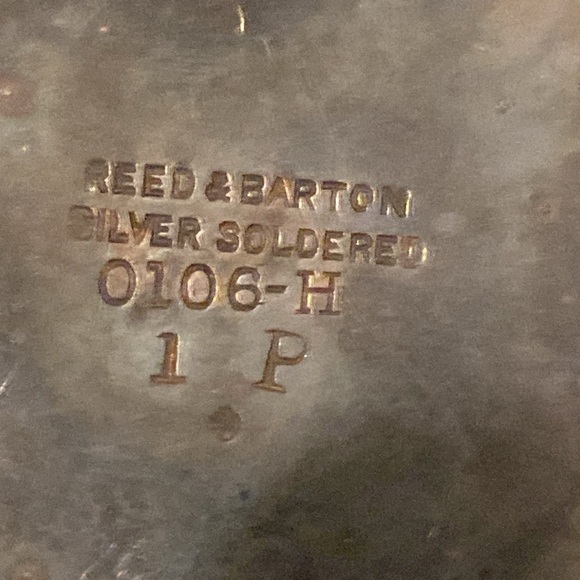 Vintage Reed & Barton Silver Soldered 0106-H 1P Teapot - Picture 6 of 6